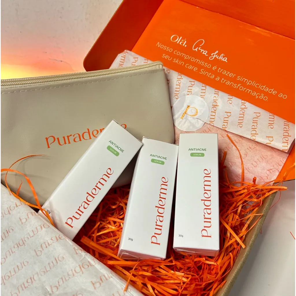 Sérum Antiacne Puraderme — unboxing
